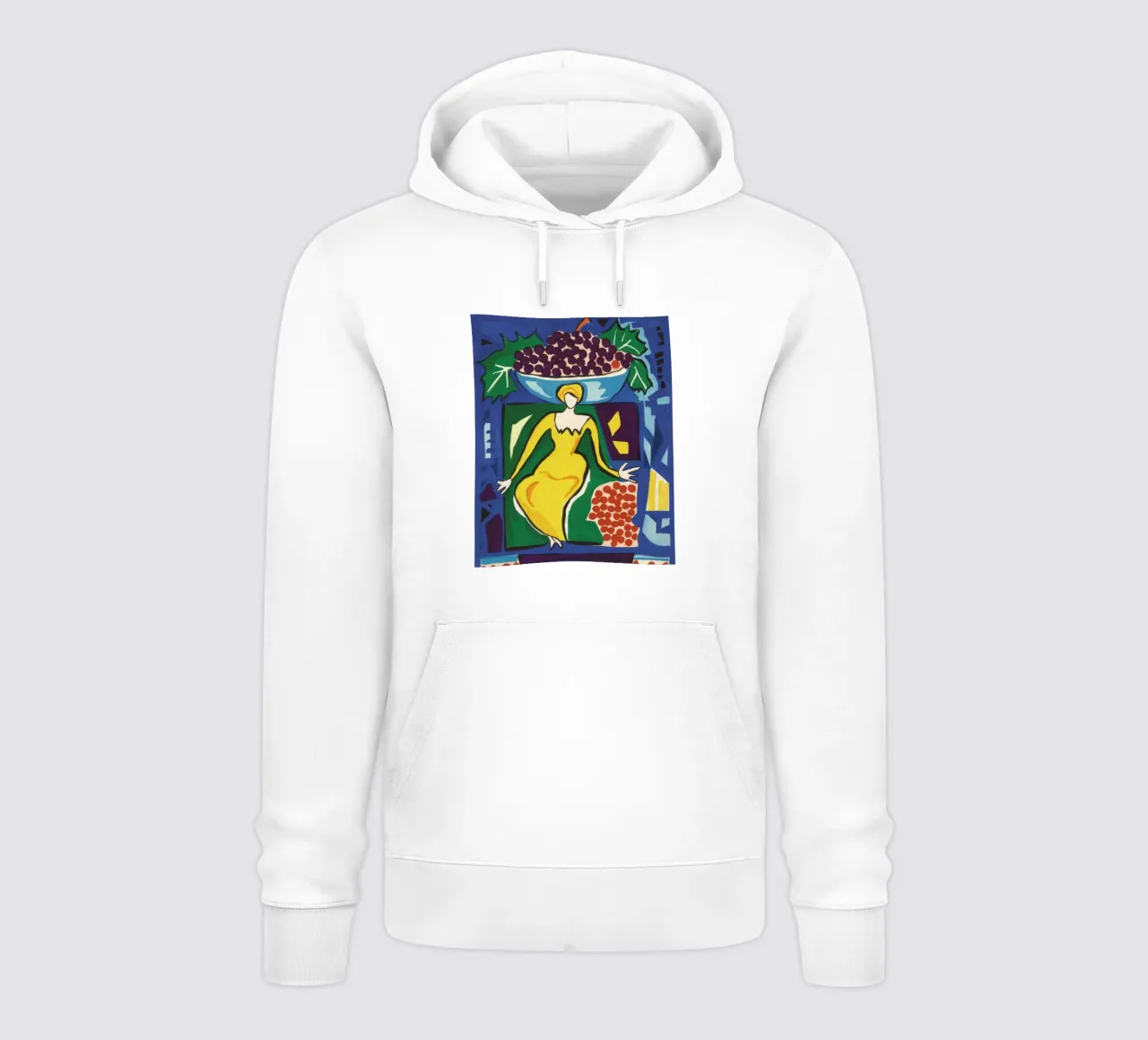 Abito giallo Dea felpa con cappuccio da Pan Denim