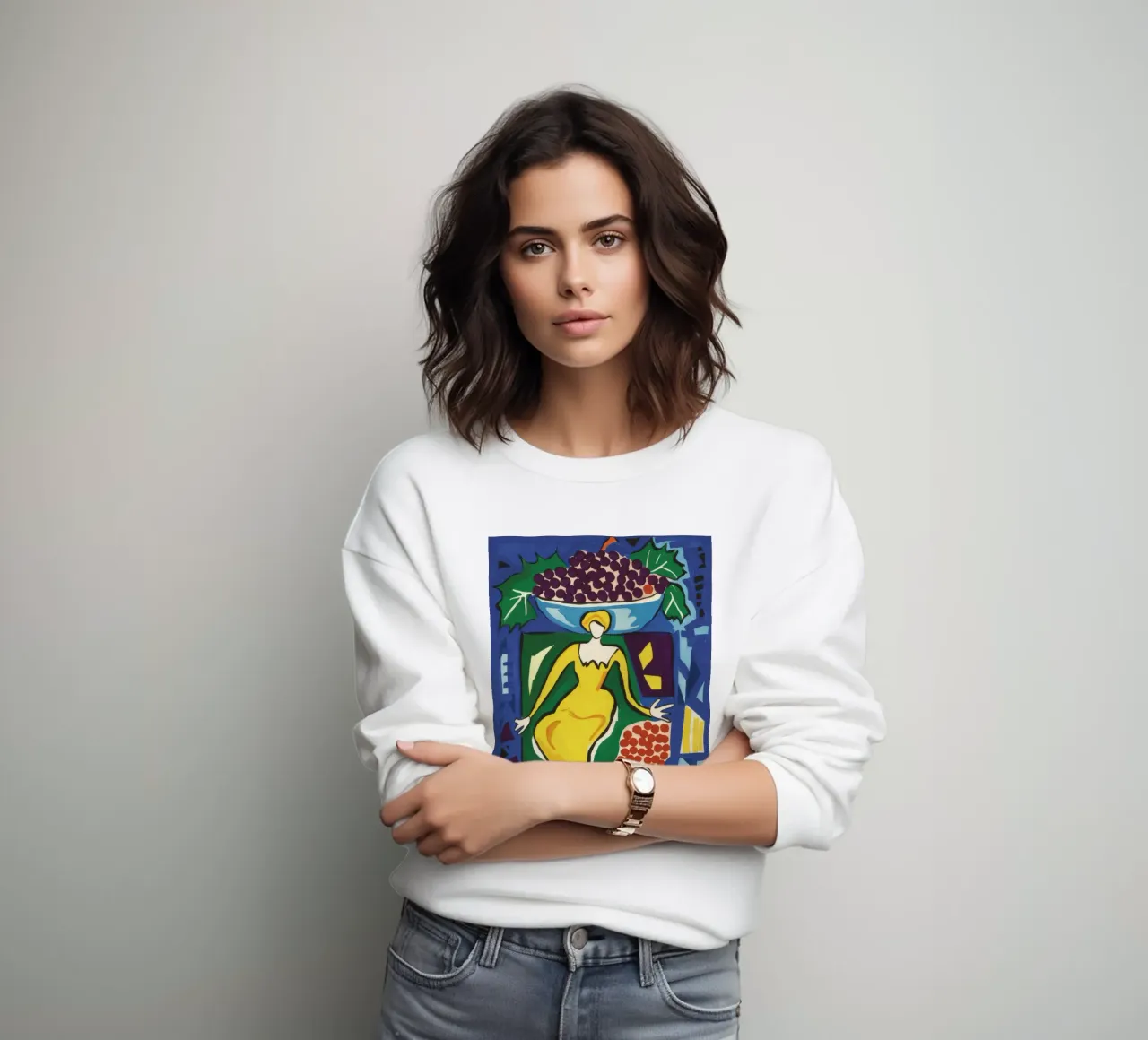 Abito giallo Dea felpa da Pan Denim