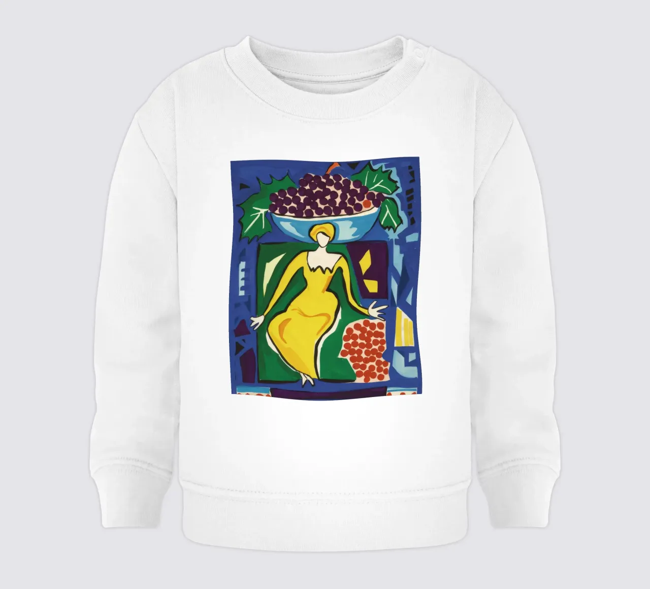 Abito giallo Dea felpa neonato da Pan Denim