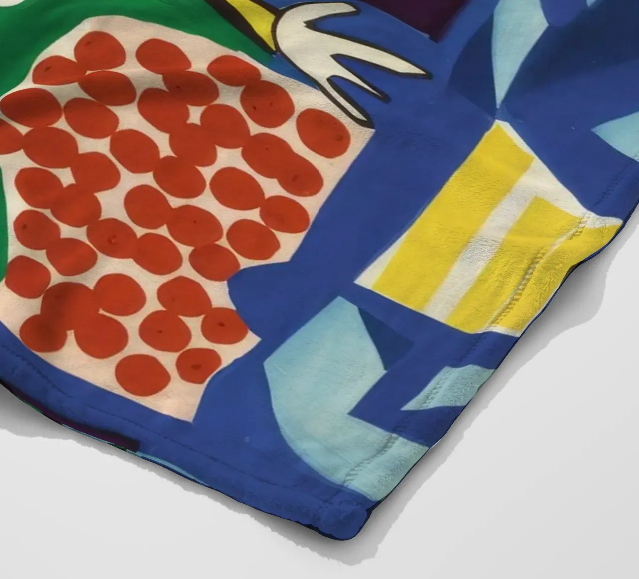 Abito giallo Dea coperta in pile da Pan Denim