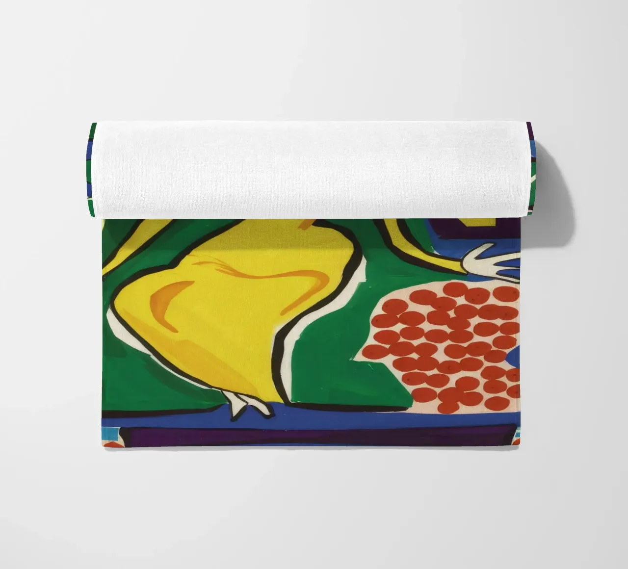 Abito giallo Dea telo mare da Pan Denim