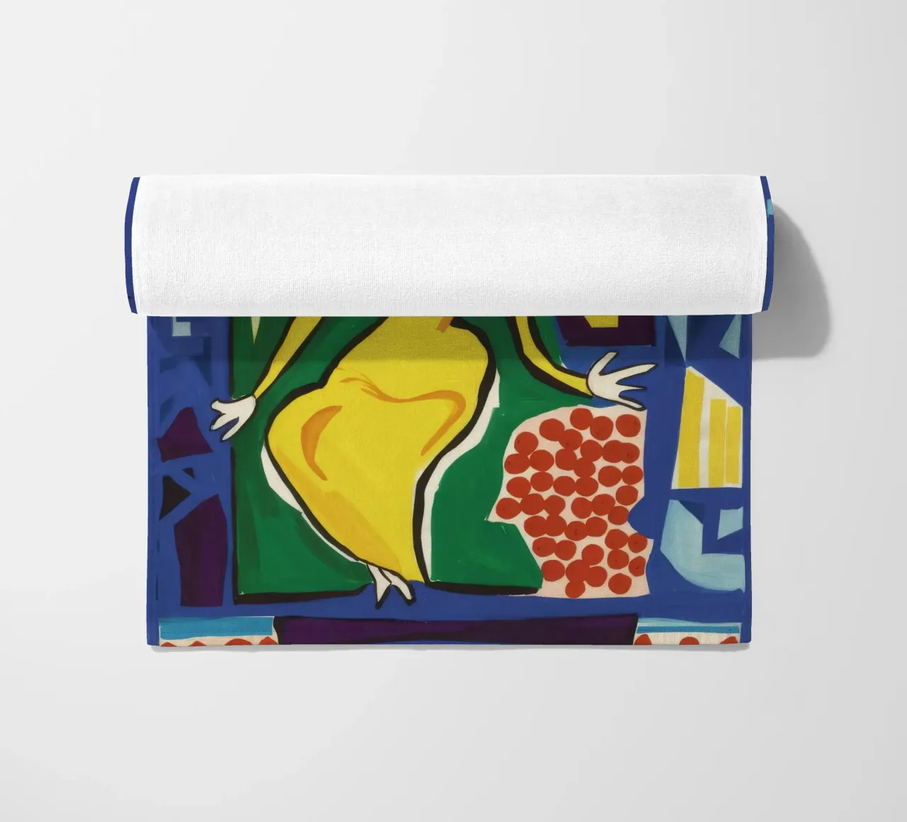Abito giallo Dea telo mare da Pan Denim