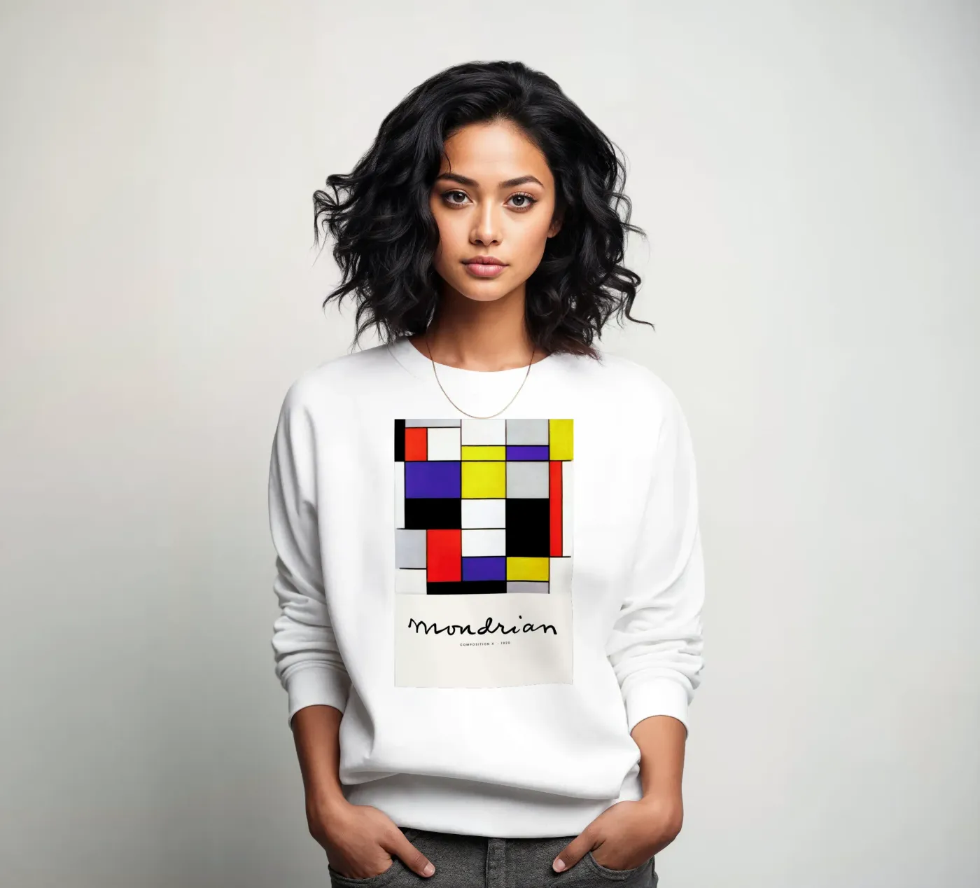 Mondrian – Signed Composition 2 felpa da Vintage by JUNIQE