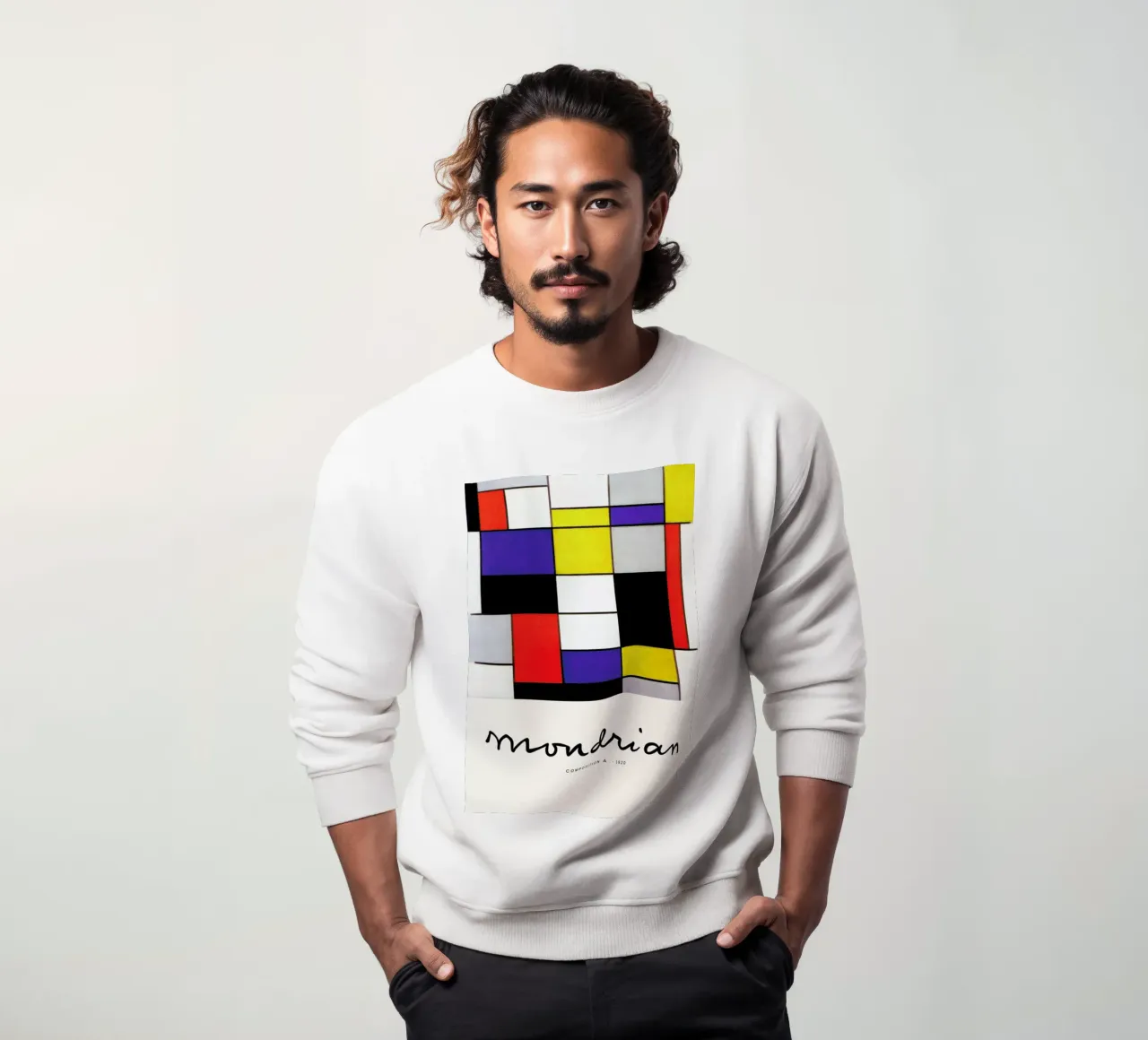 Mondrian – Signed Composition 2 felpa da Vintage by JUNIQE