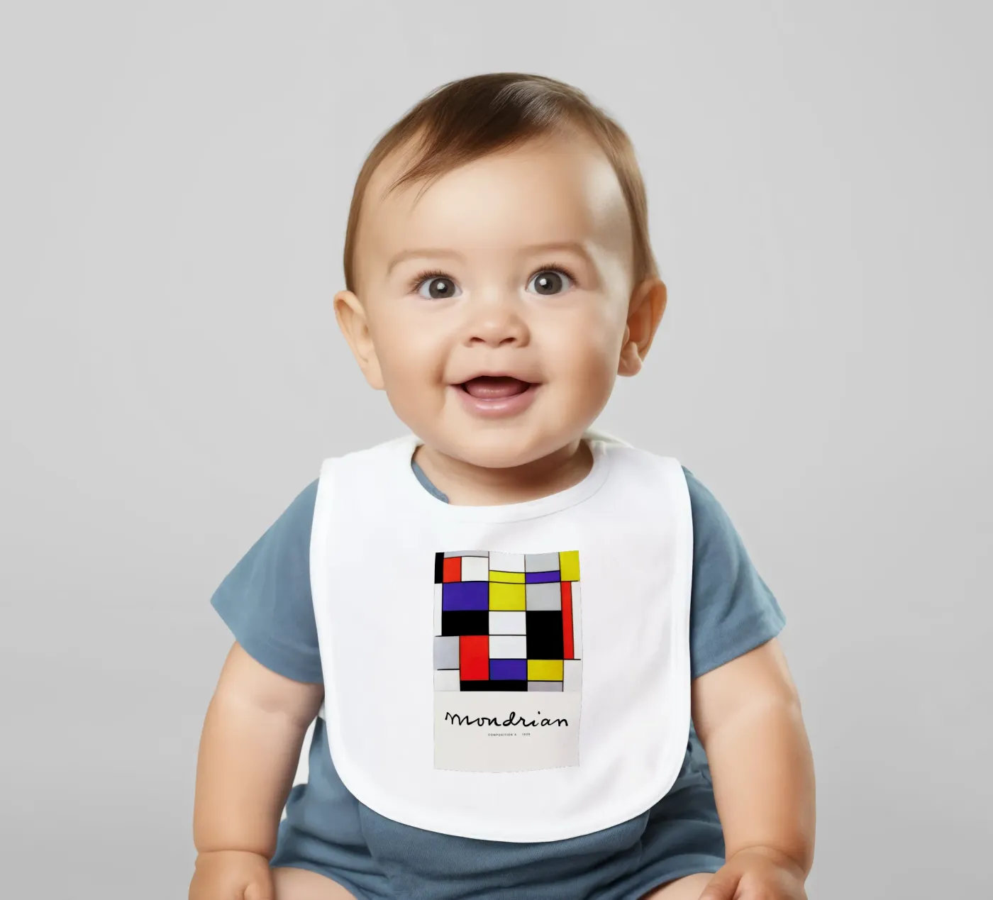 Mondrian – Signed Composition 2 bavaglino da Vintage by JUNIQE