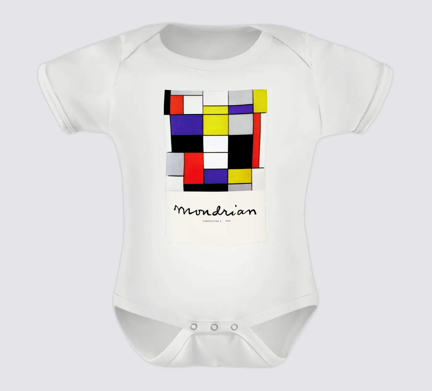 Mondrian – Signed Composition 2 body bébé de Vintage by JUNIQE