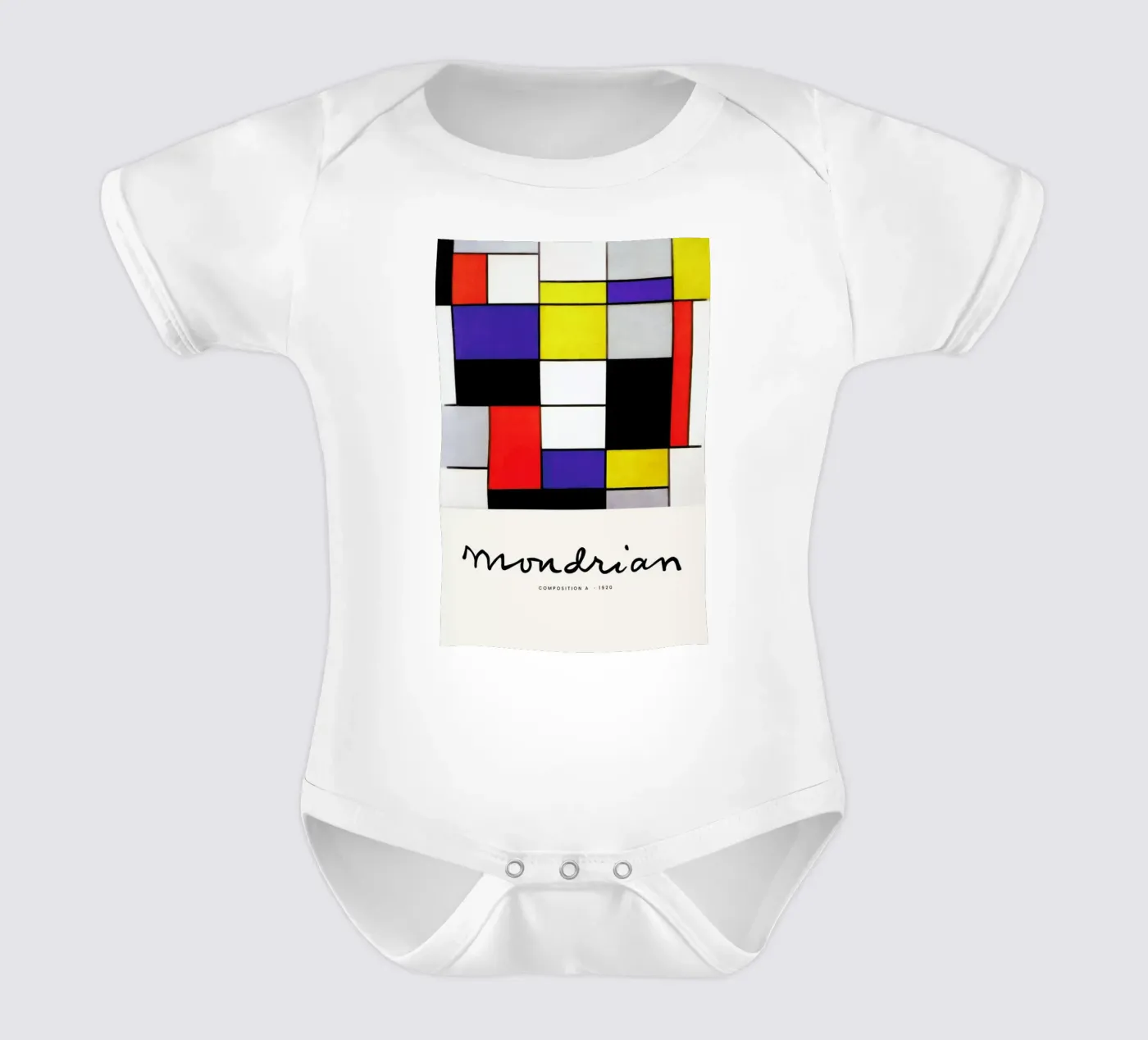 Mondrian – Signed Composition 2 body bébé de Vintage by JUNIQE