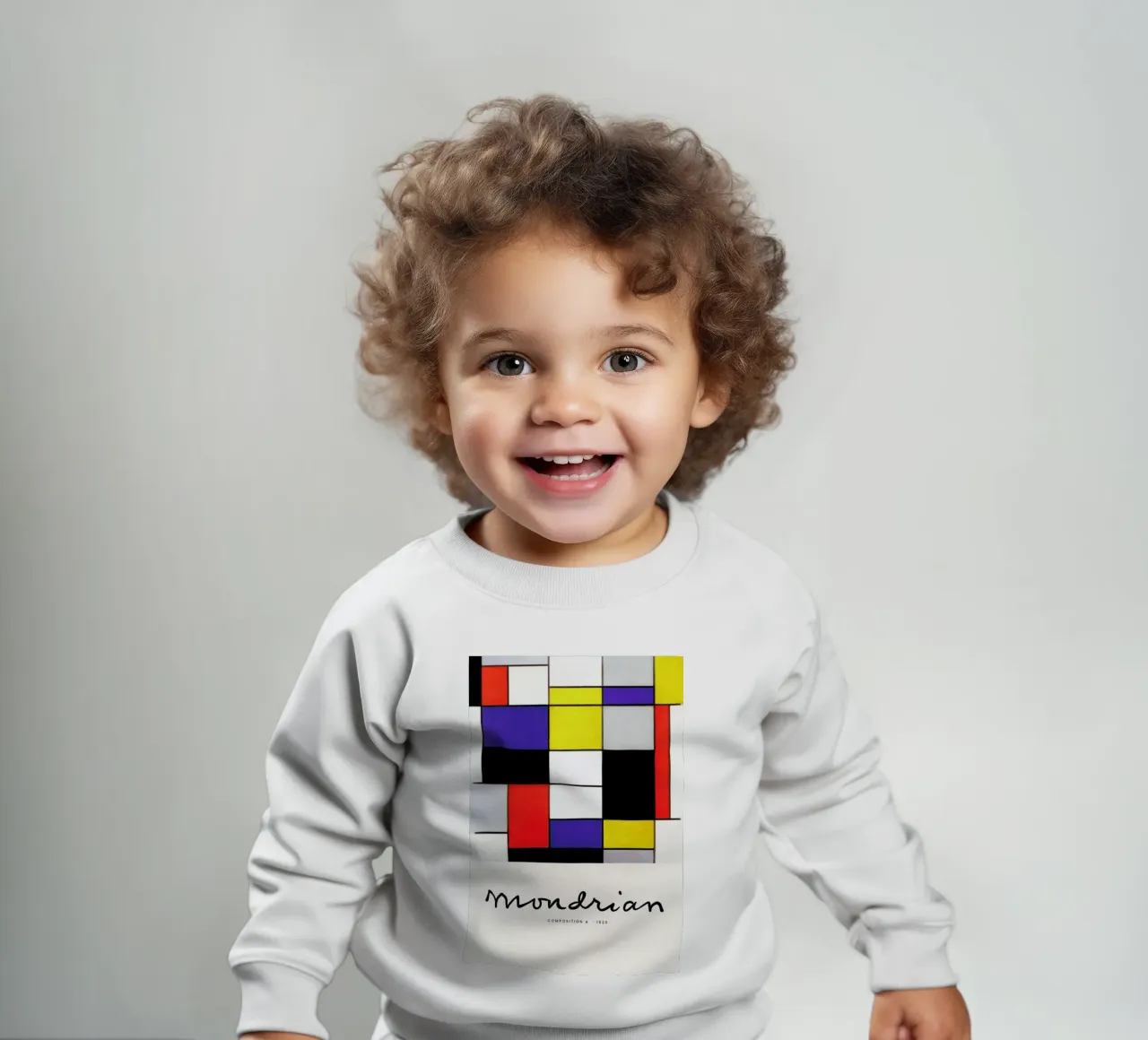 Mondrian – Signed Composition 2 felpa neonato da Vintage by JUNIQE