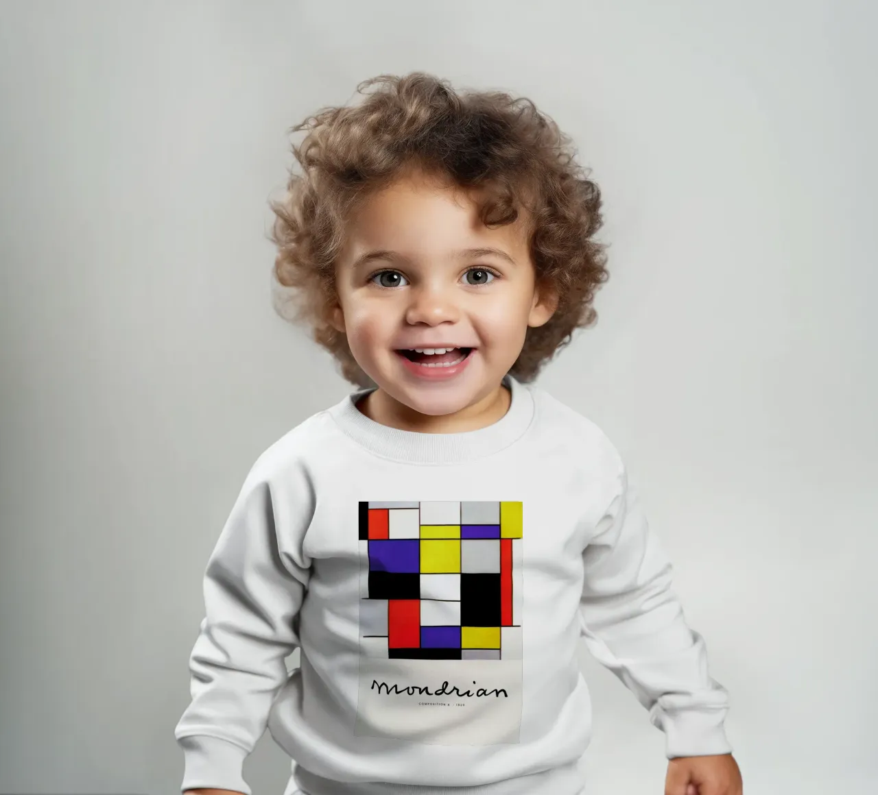 Mondrian – Signed Composition 2 felpa neonato da Vintage by JUNIQE