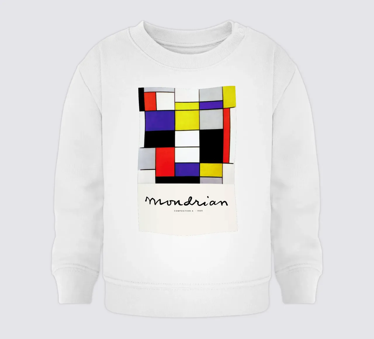 Mondrian – Signed Composition 2 felpa neonato da Vintage by JUNIQE