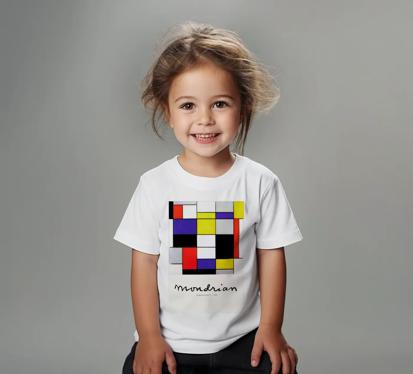 Mondrian – Signed Composition 2 t-shirt bambini da Vintage by JUNIQE