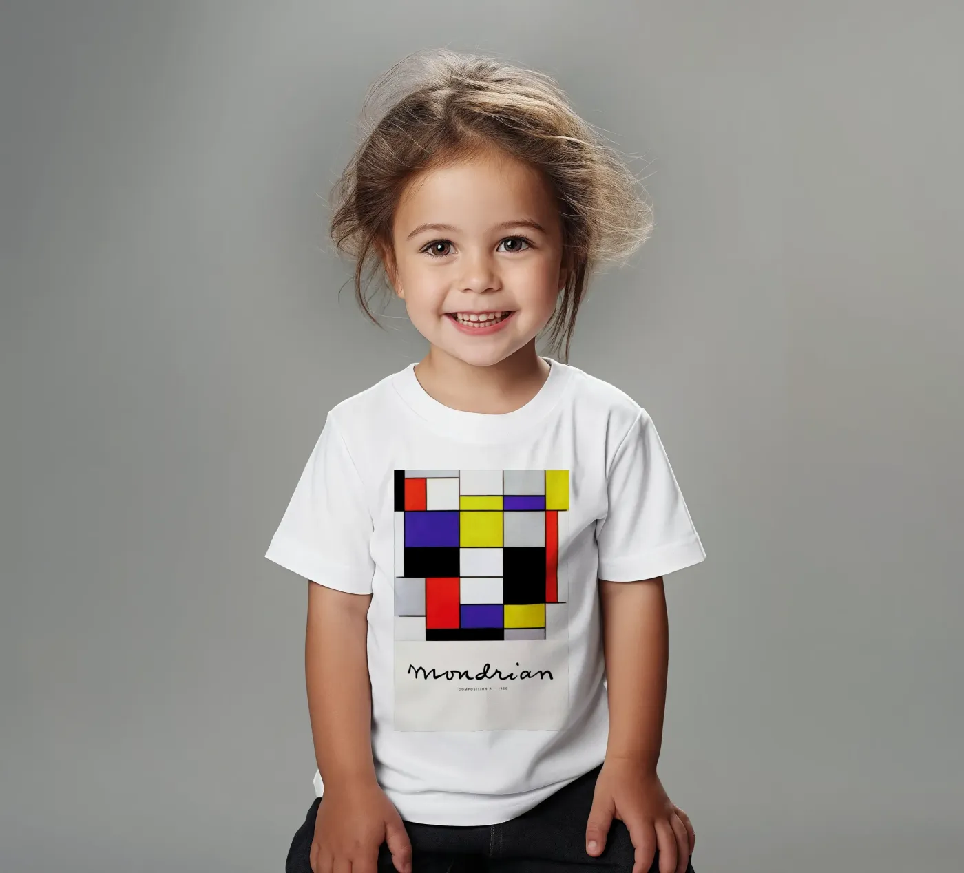 Mondrian – Signed Composition 2 t-shirt bambini da Vintage by JUNIQE