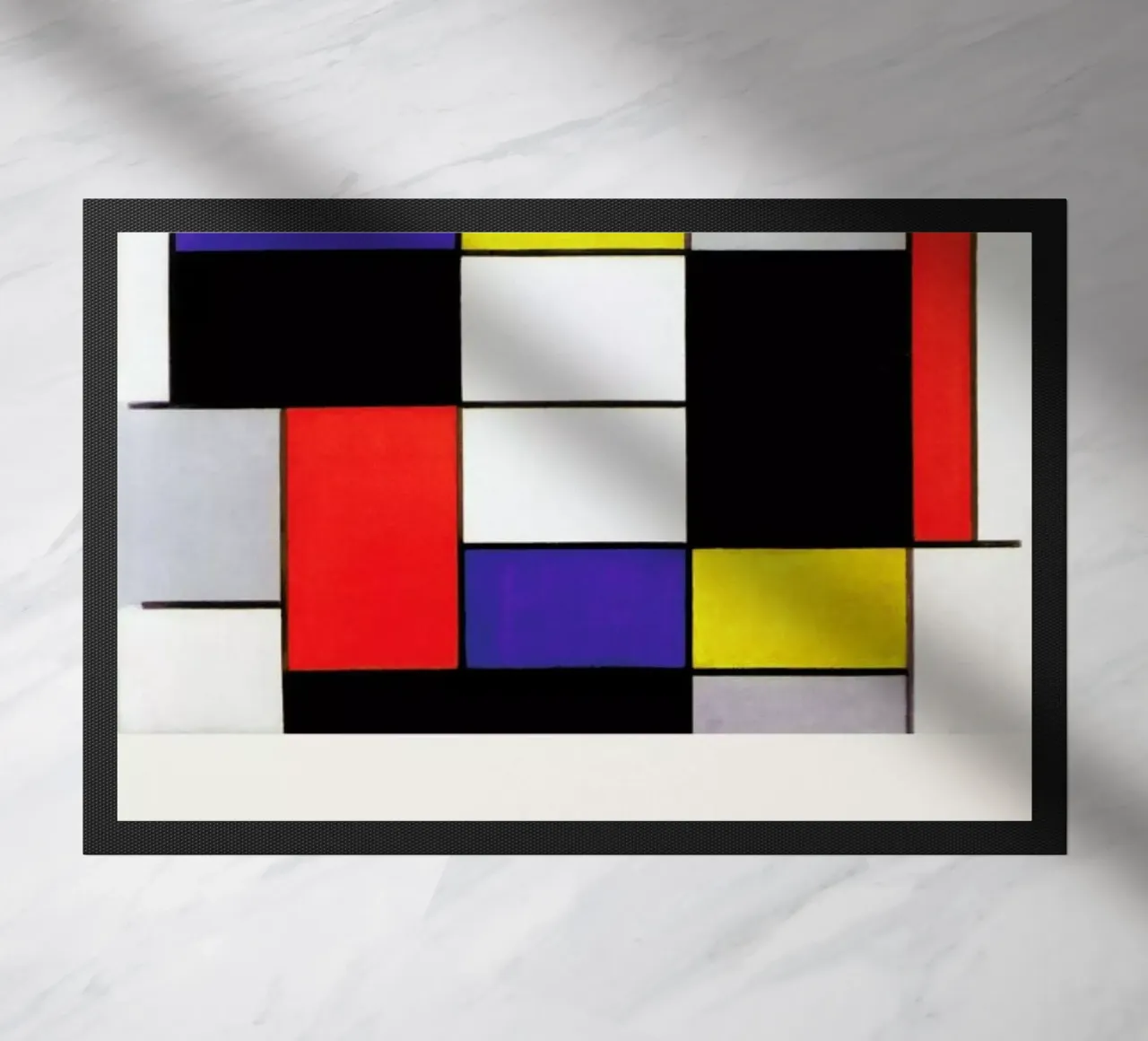 Mondrian – Signed Composition 2 deurmat van Vintage by JUNIQE
