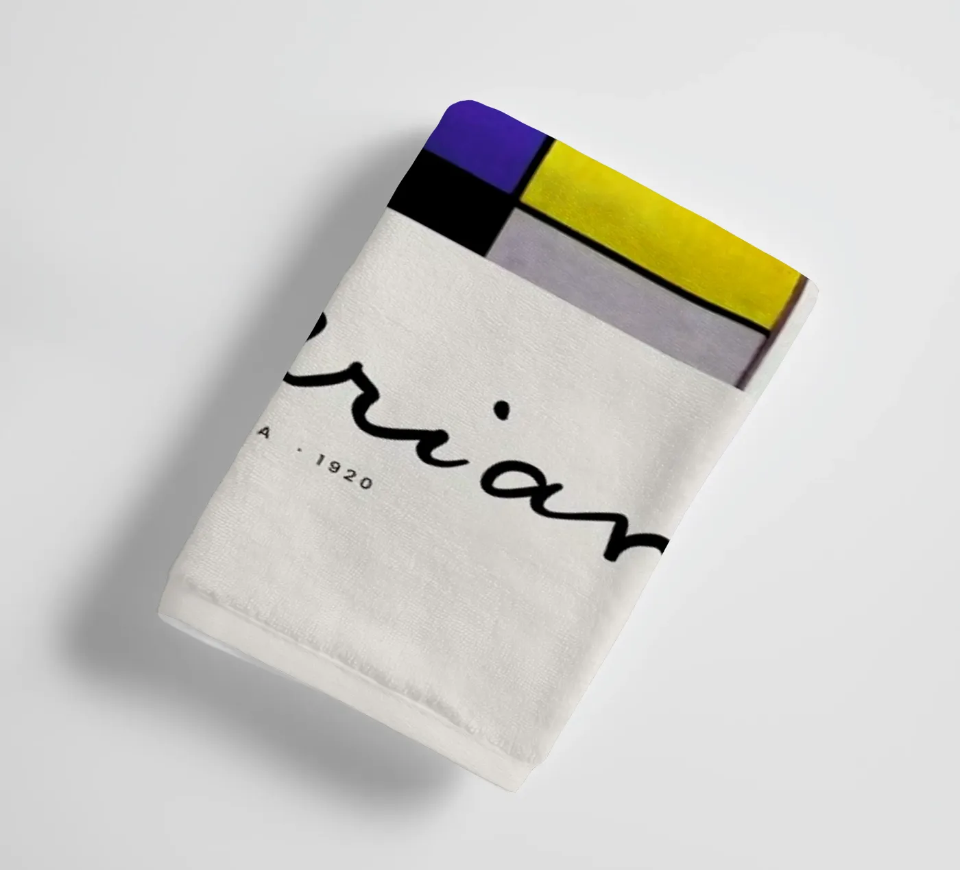 Mondrian – Signed Composition 2 towel by Vintage by JUNIQE