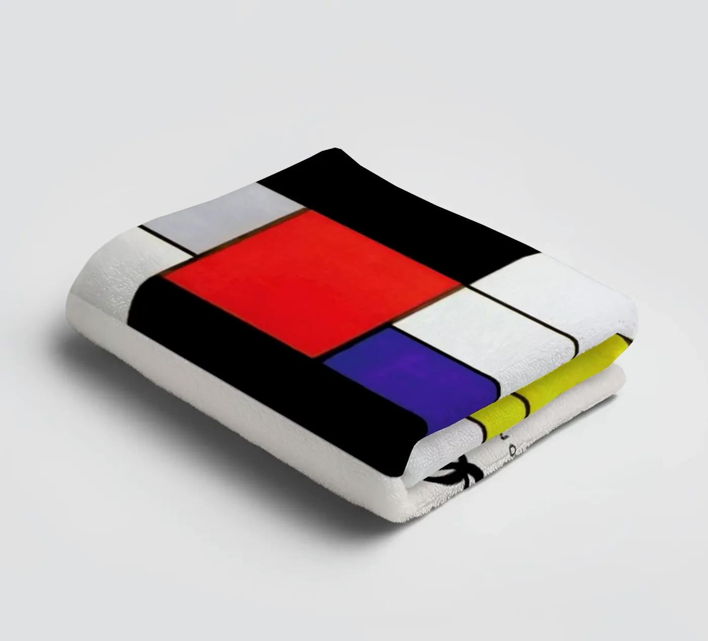 Mondrian – Signed Composition 2 towel by Vintage by JUNIQE