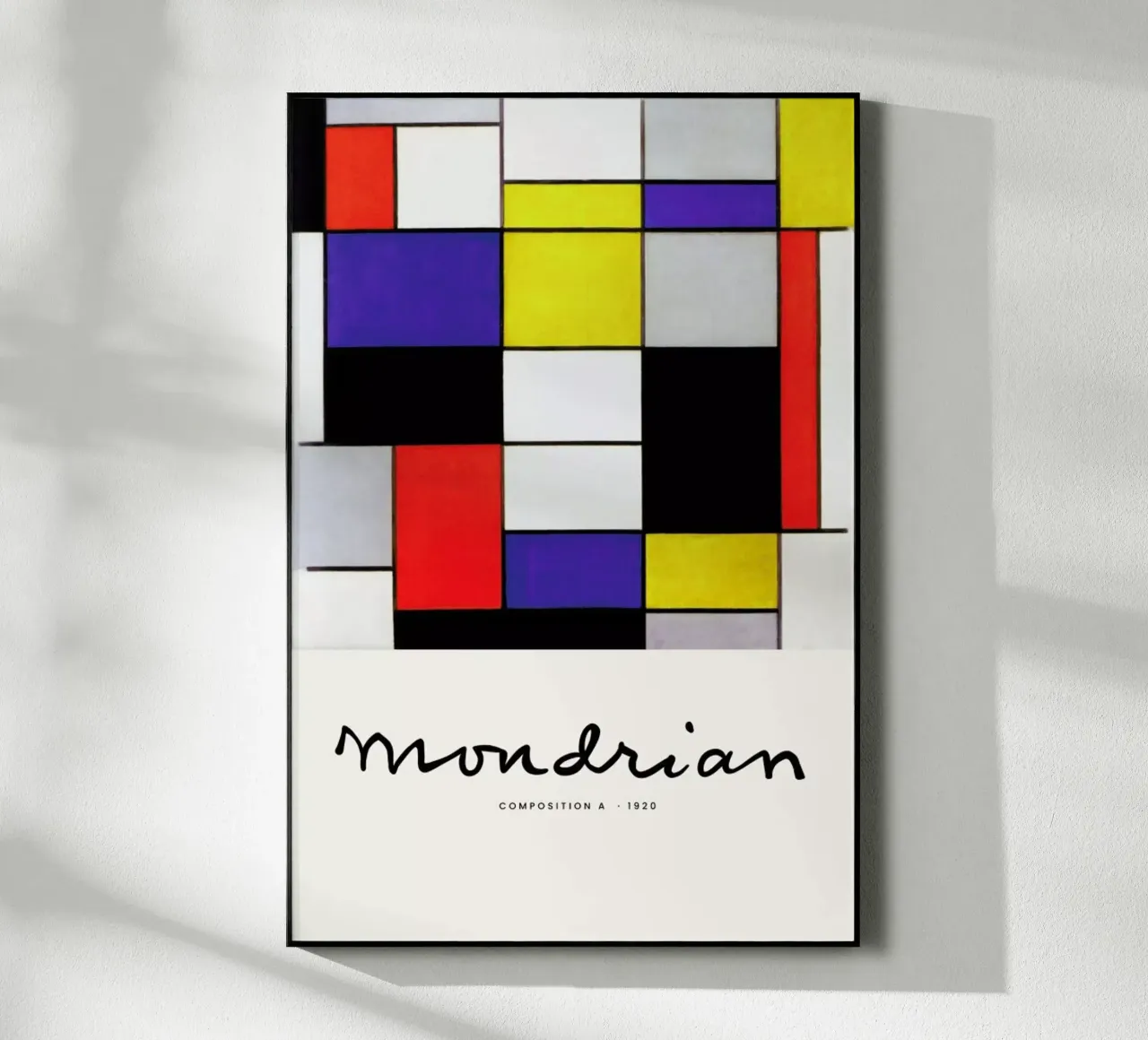 Mondrian – Signed Composition 2 plexiglas de Vintage by JUNIQE