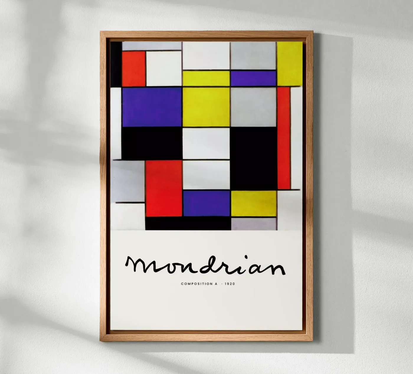 Mondrian – Signed Composition 2 canvas by Vintage by JUNIQE