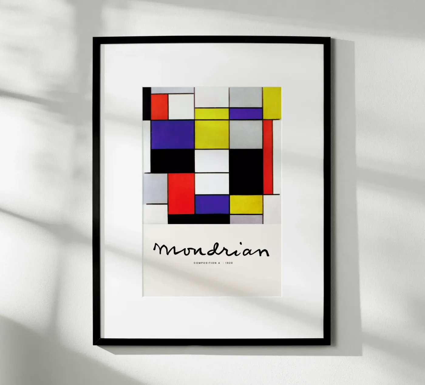 Mondrian – Signed Composition 2 poster da Vintage by JUNIQE