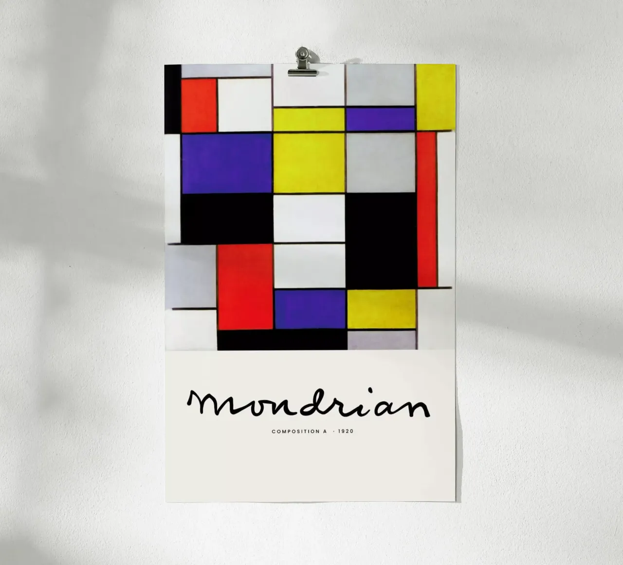 Mondrian – Signed Composition 2 poster da Vintage by JUNIQE