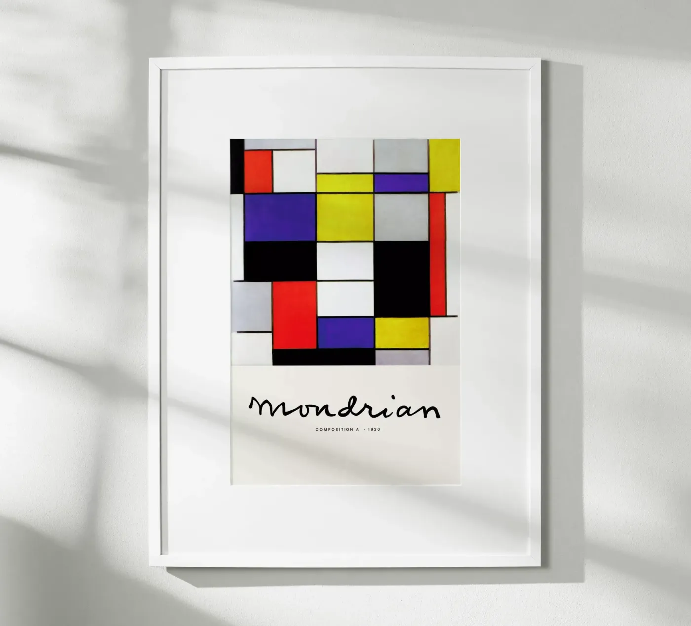 Mondrian – Signed Composition 2 poster da Vintage by JUNIQE
