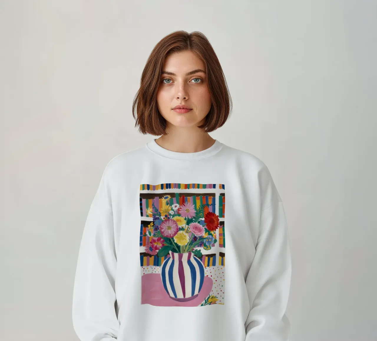 Scaffale Bloom Burst felpa da Pan Denim