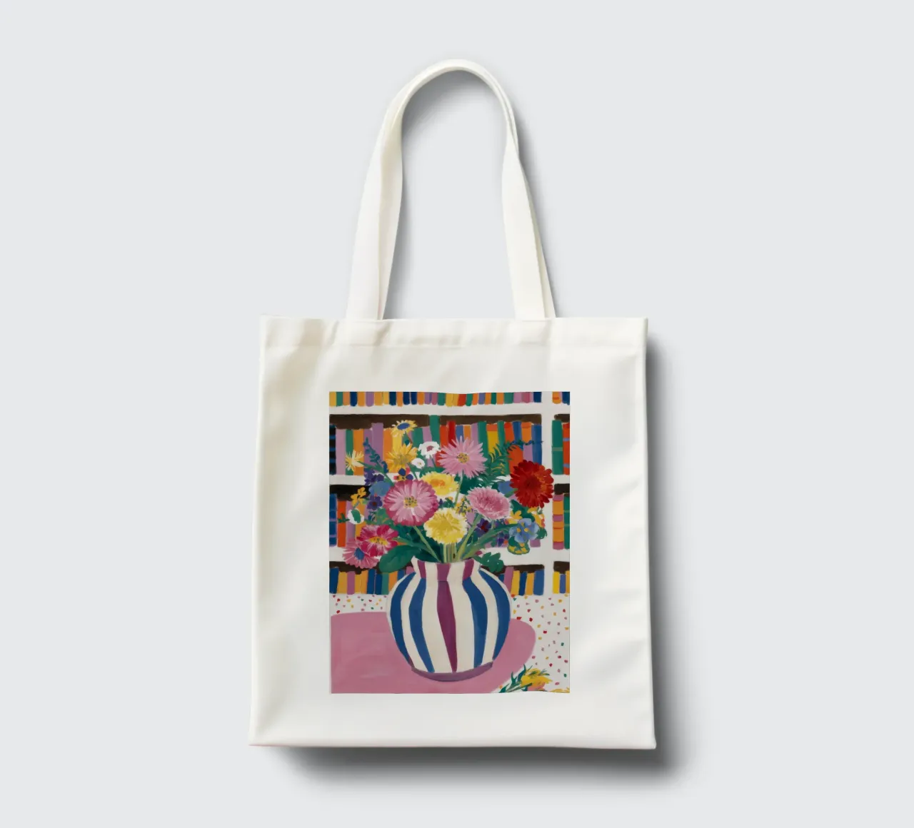 Scaffale Bloom Burst borsa in juta da Pan Denim
