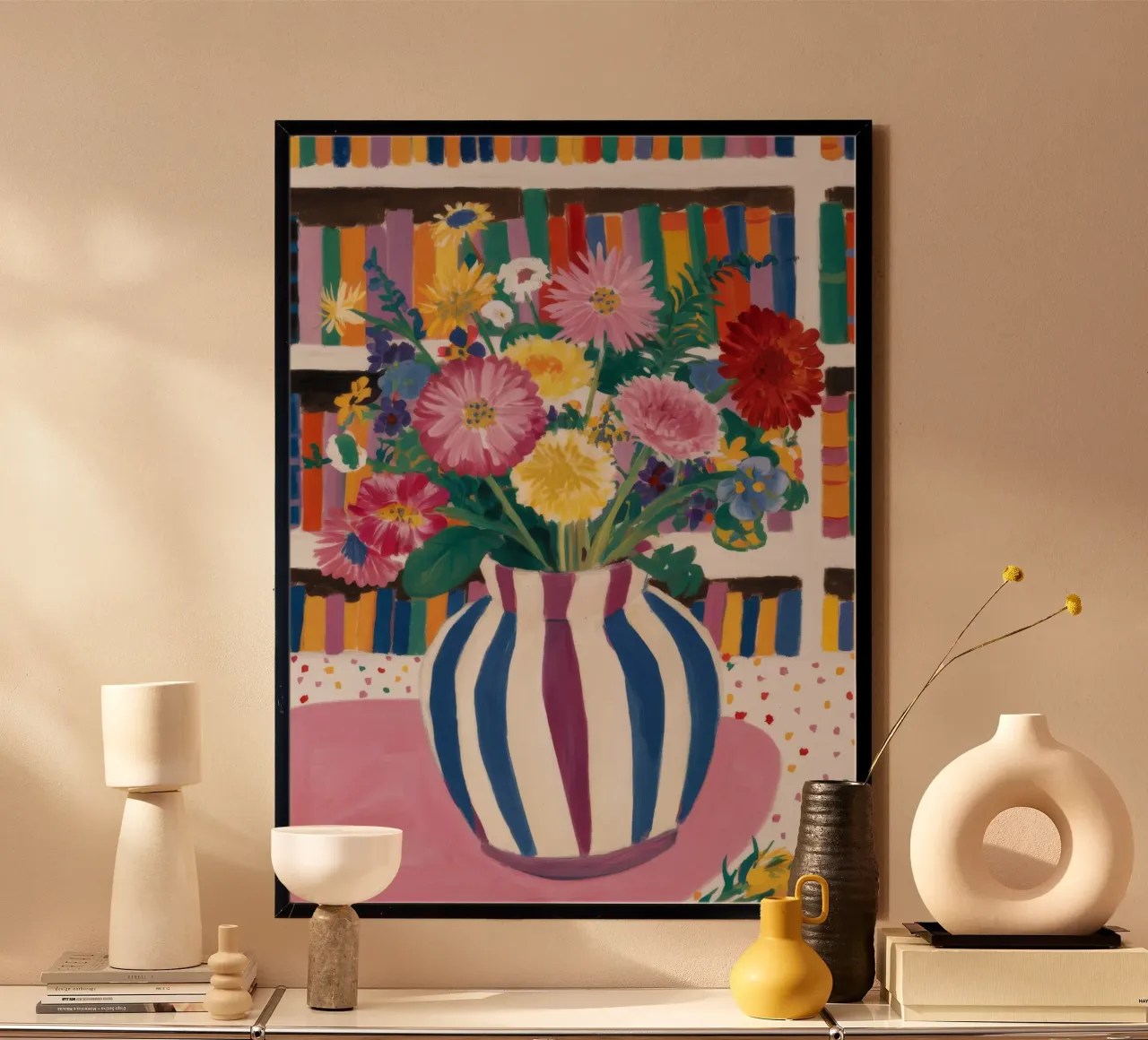 Scaffale Bloom Burst carta hahnemühle da Pan Denim