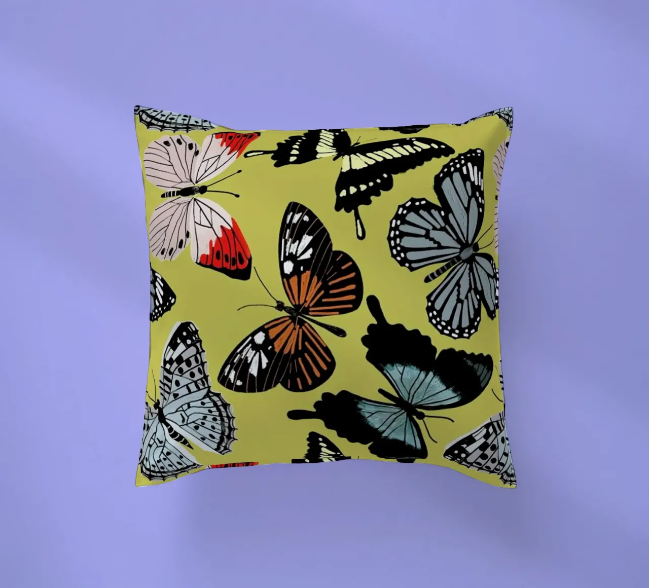 Spring Butterflies cuscino da cafelab