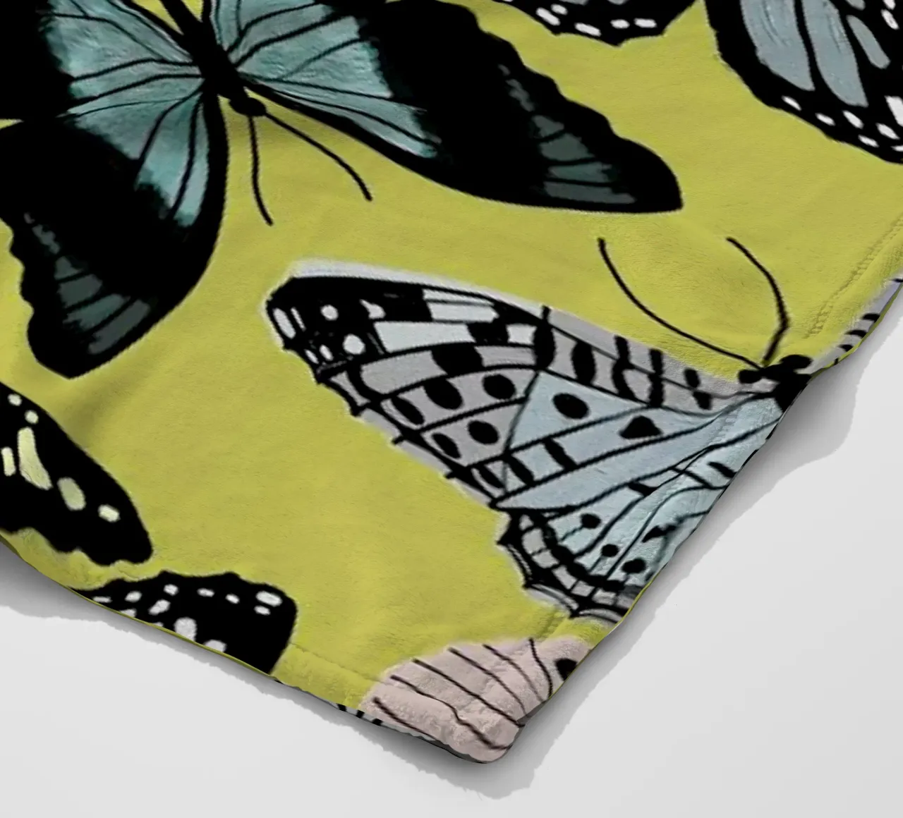 Spring Butterflies coperta in pile da cafelab