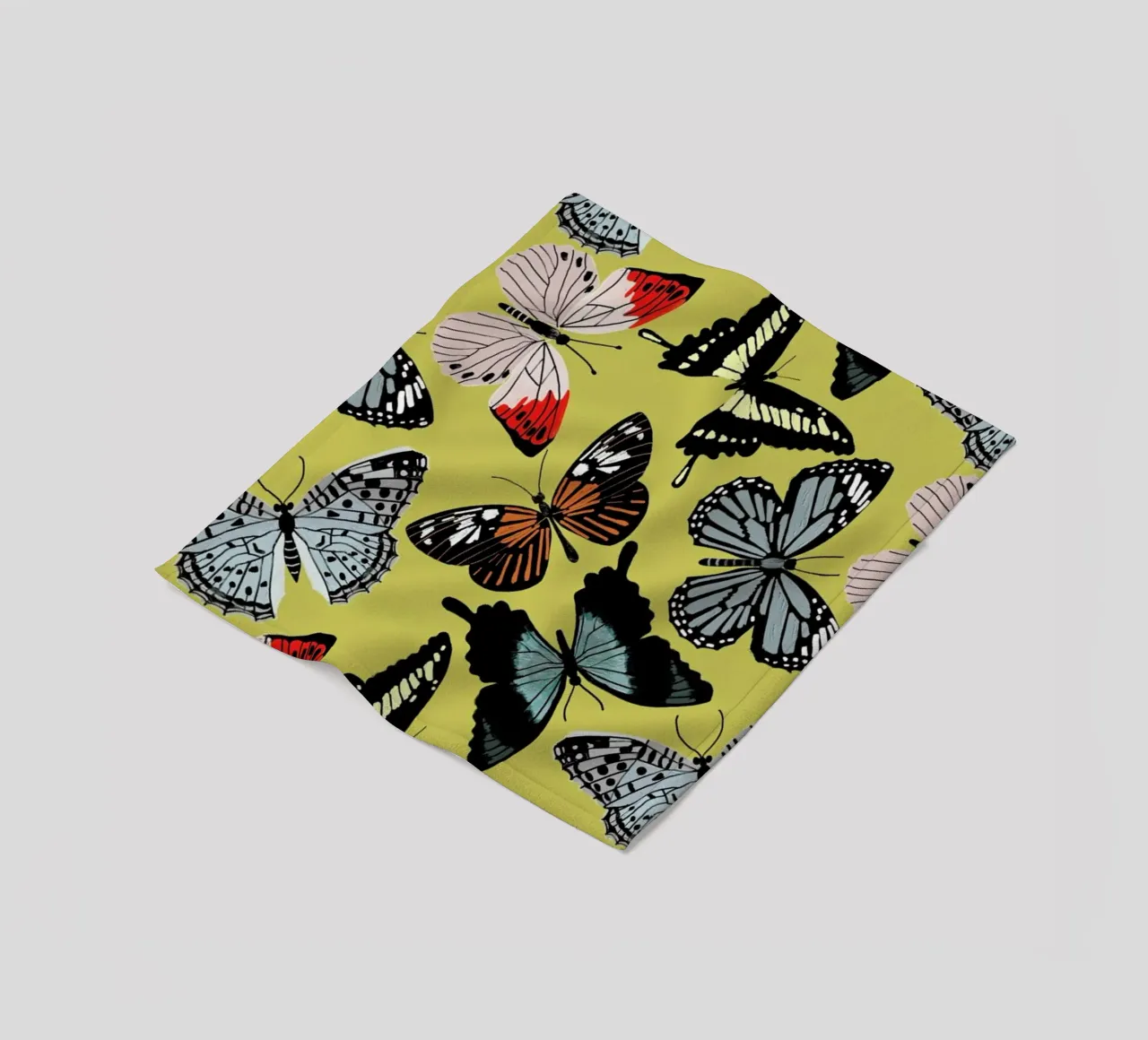 Spring Butterflies coperta in pile da cafelab