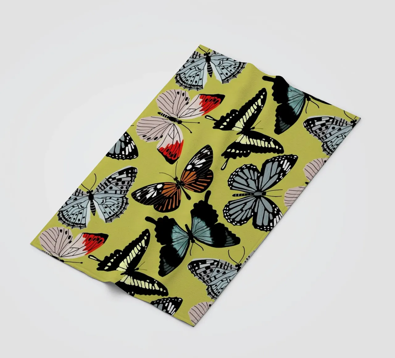 Spring Butterflies coperta in pile da cafelab