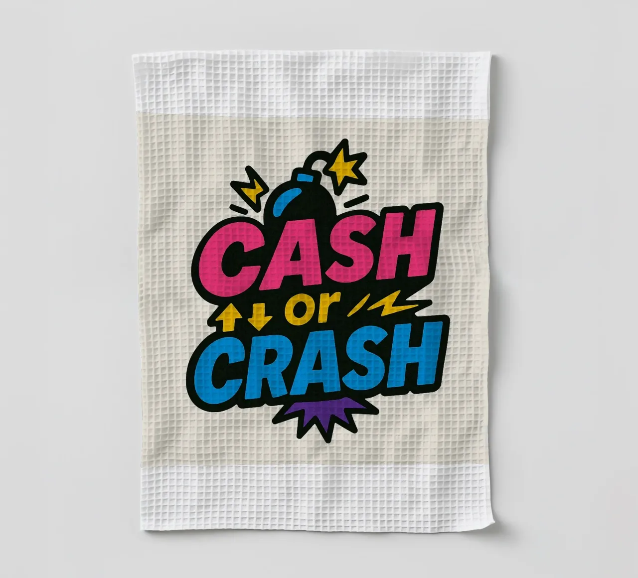 Cash or Crash canovaccio da cucina da cashorcrash