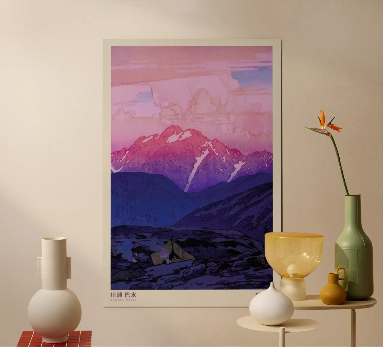 Hasui Kawase 2 poster van Vintage by JUNIQE