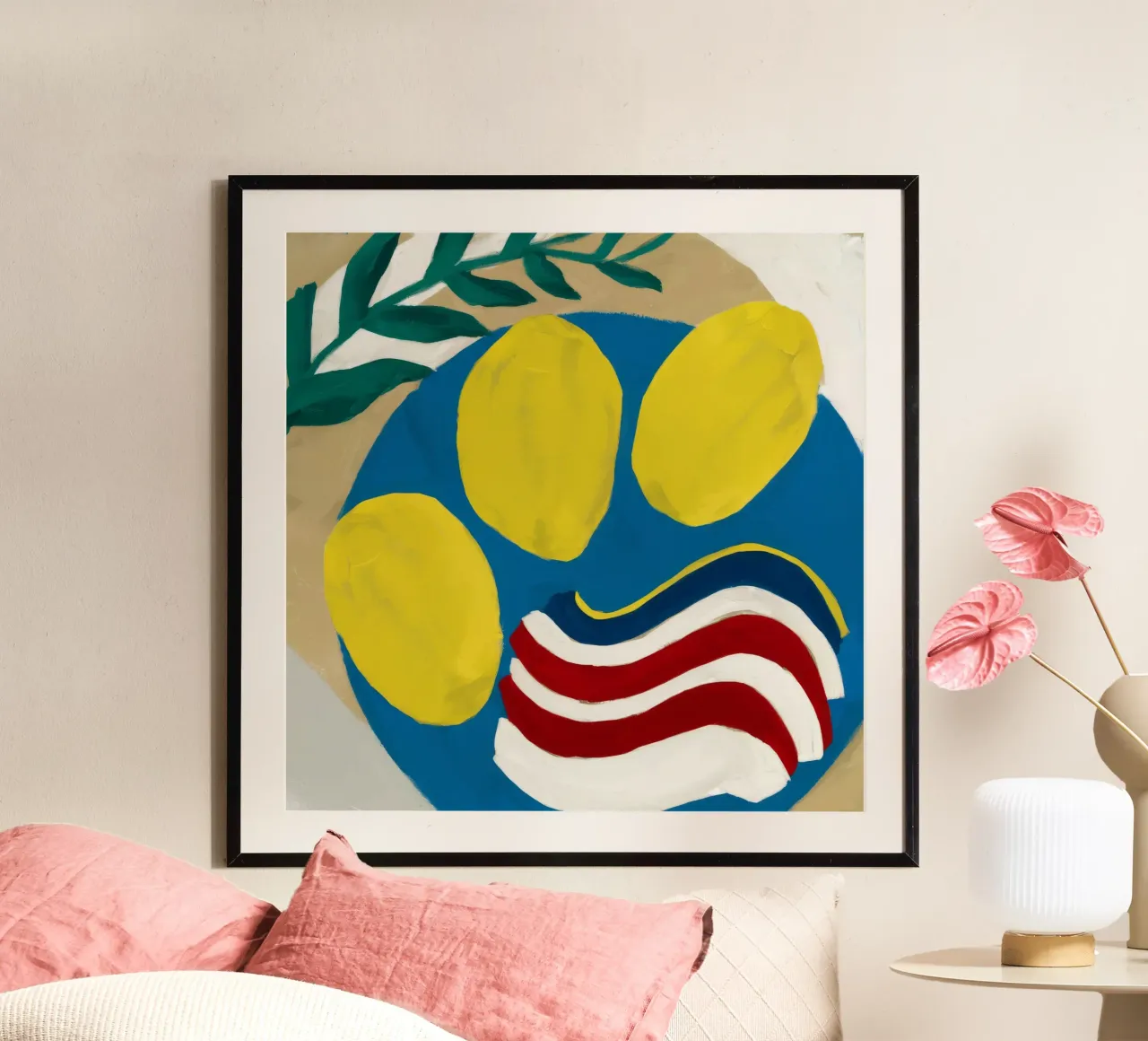 Ovale solare astratto poster da Dawn Light