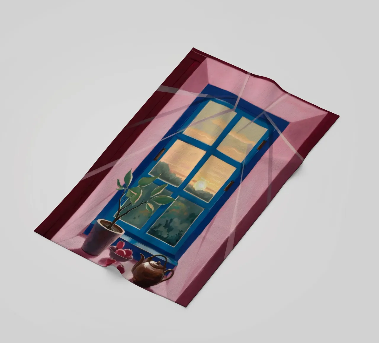 Sunset Window Tea strandhanddoek van Pan Denim