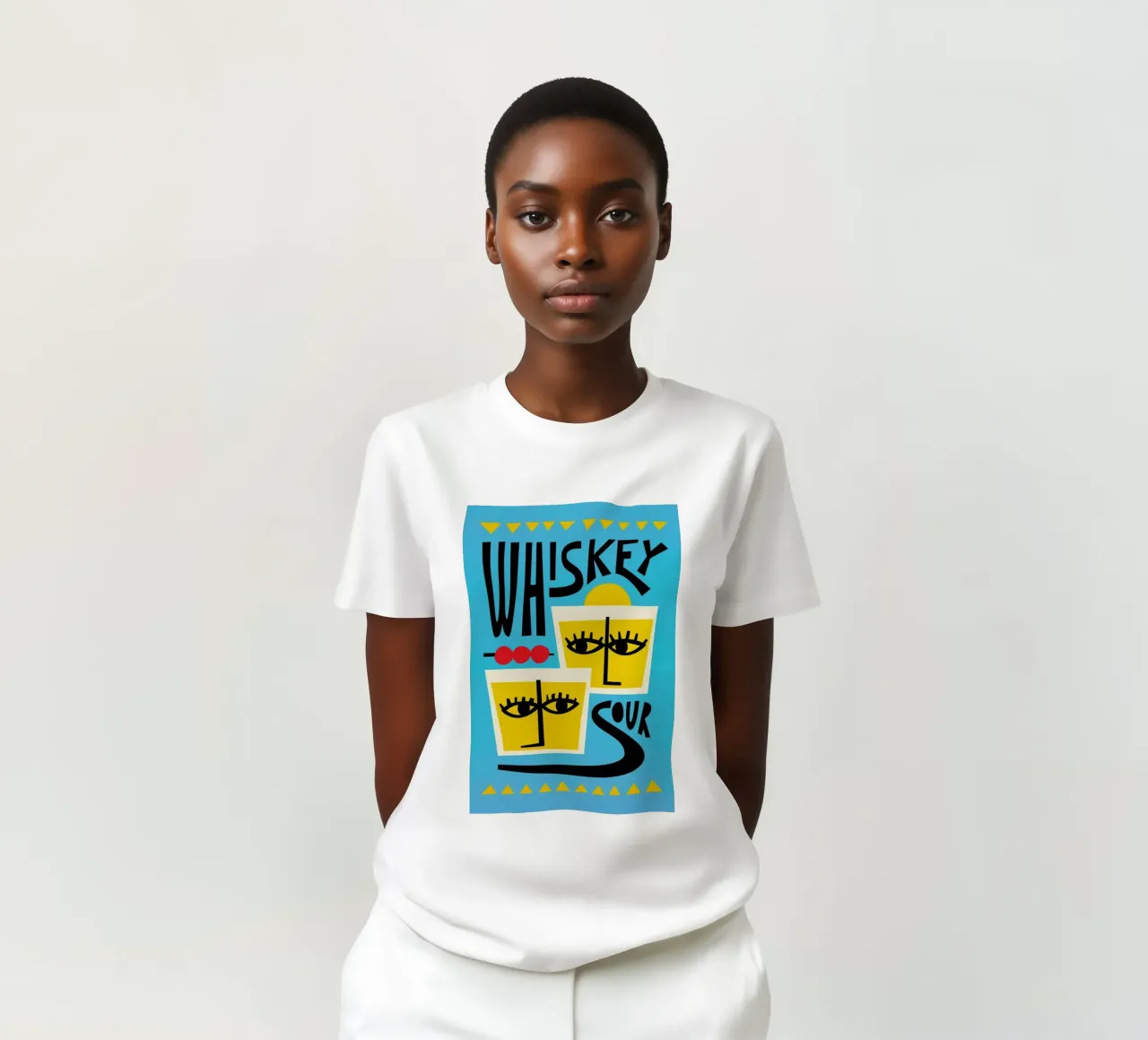 Whiskey Sour Cocktail t-shirt by Fox & Velvet