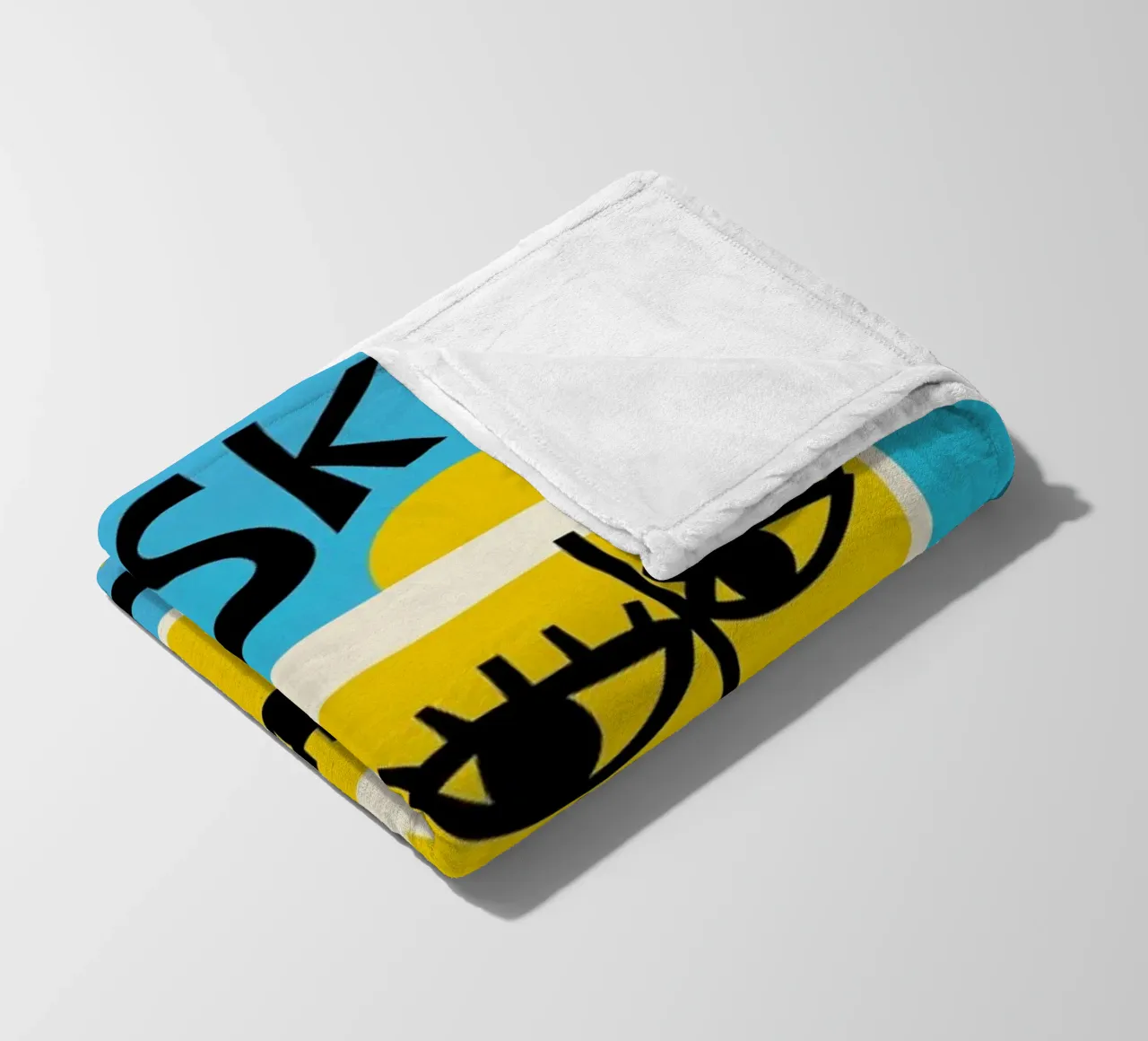 Whiskey Sour Cocktail fleece blanket by Fox & Velvet