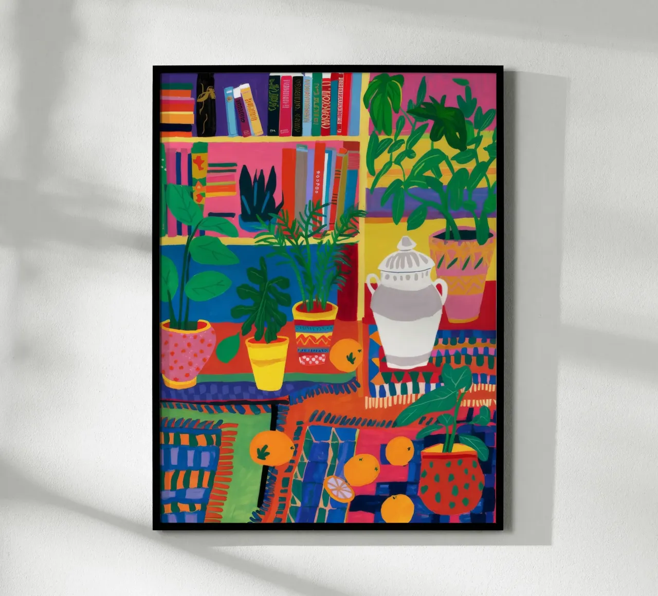 Maximalistisches Pflanzengewirr Poster von Dawn Light