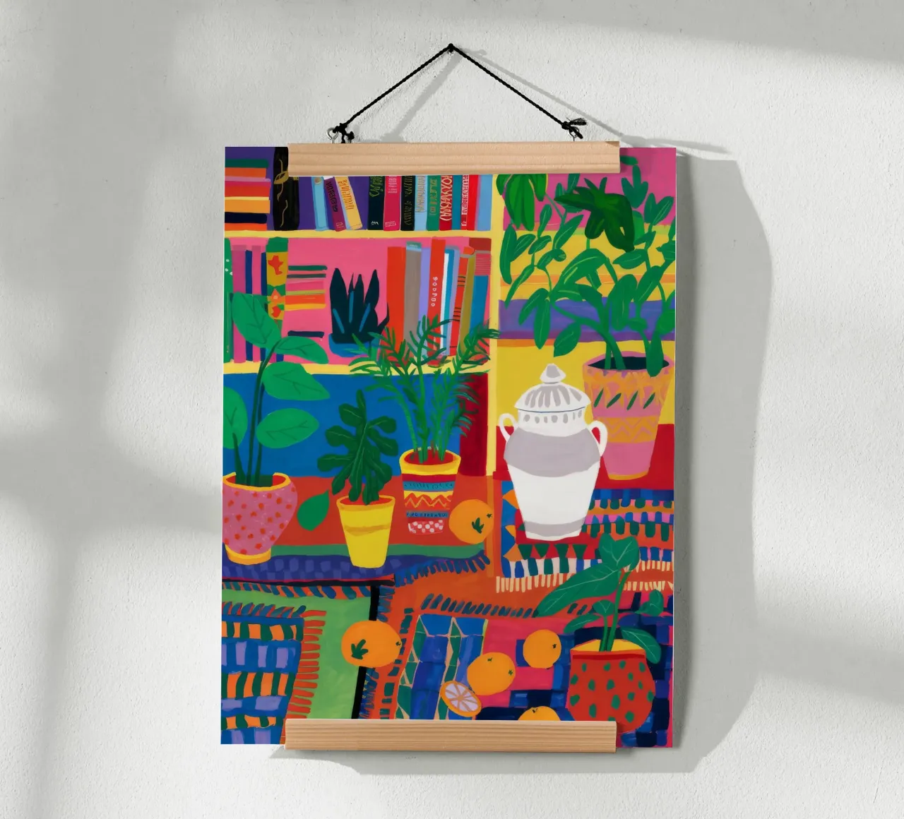 Maximalistisches Pflanzengewirr Poster von Dawn Light