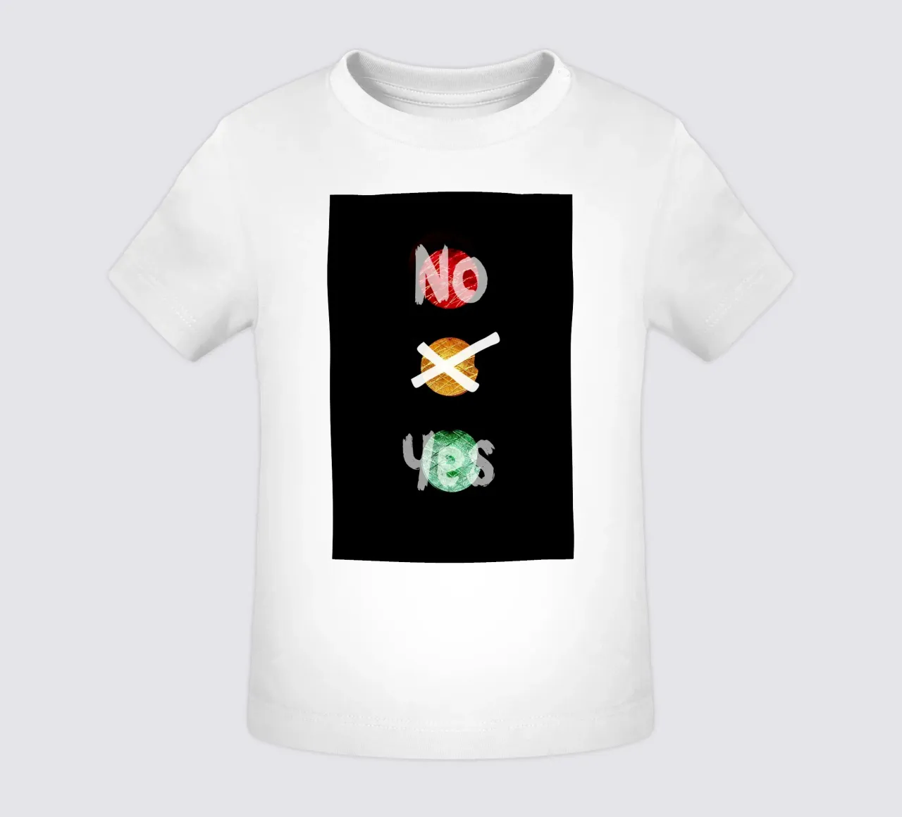 Sì o No maglietta neonato da cashorcrash