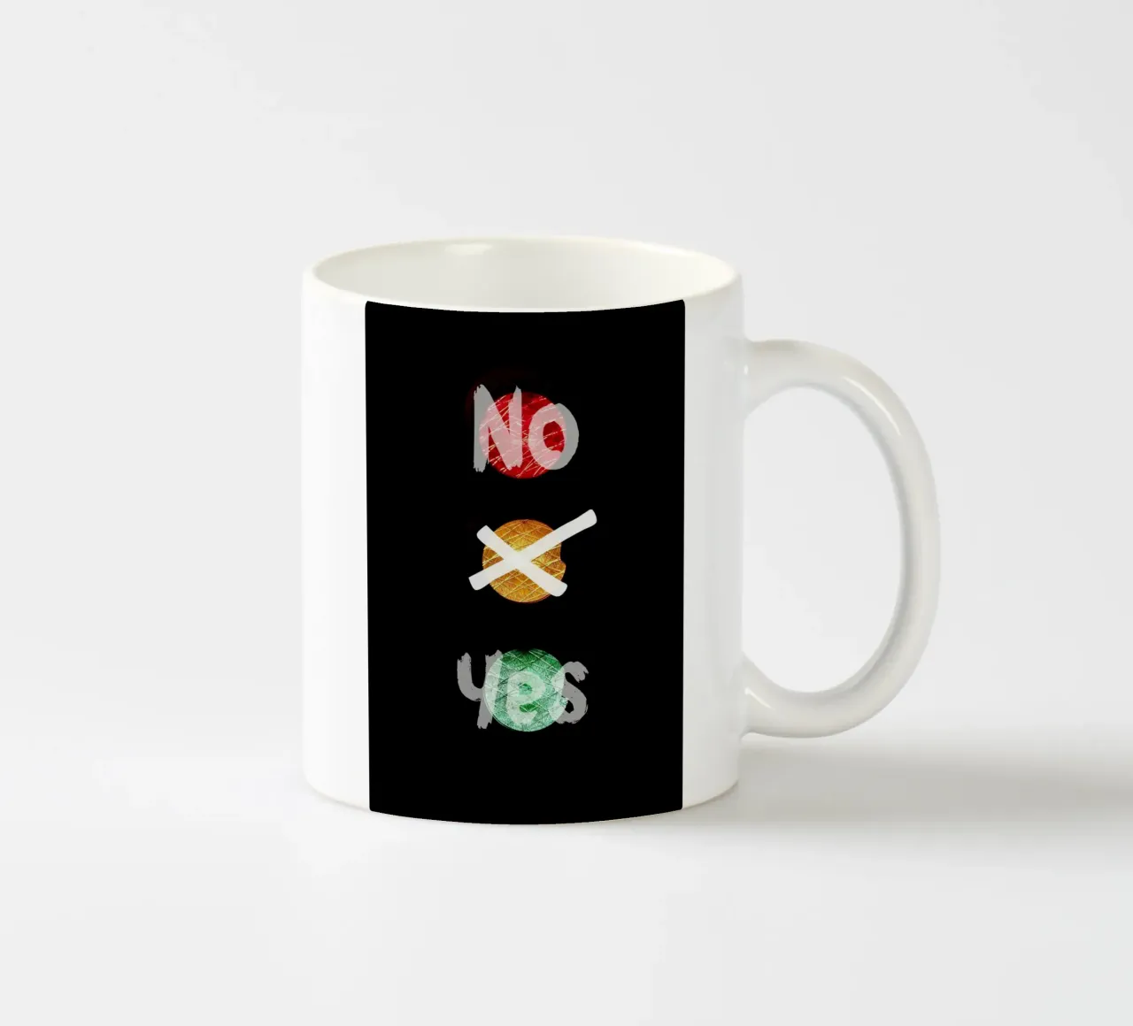 Sì o No tazza in ceramica da cashorcrash