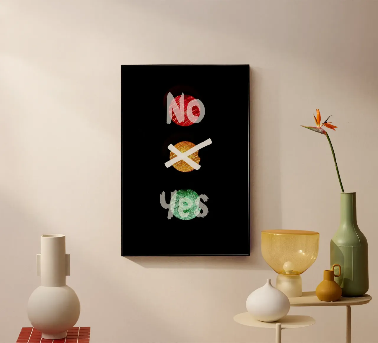 Sì o No plexiglass da cashorcrash