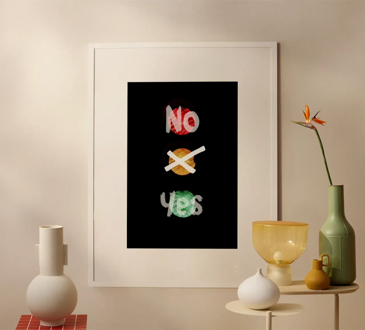 Ja oder Nein Poster von cashorcrash