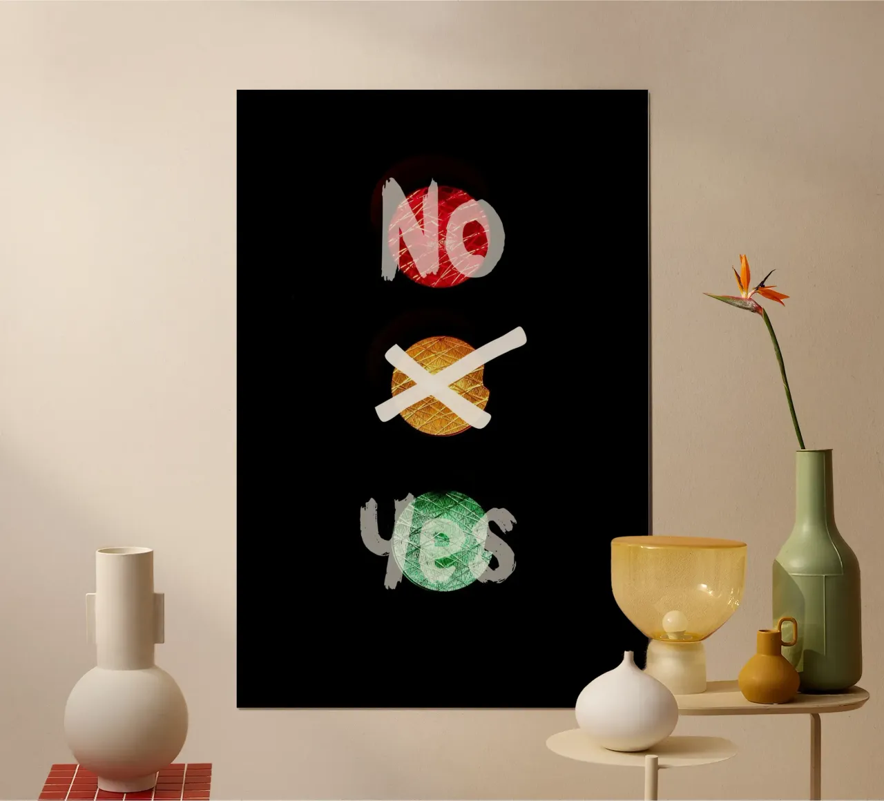 Ja oder Nein Poster von cashorcrash