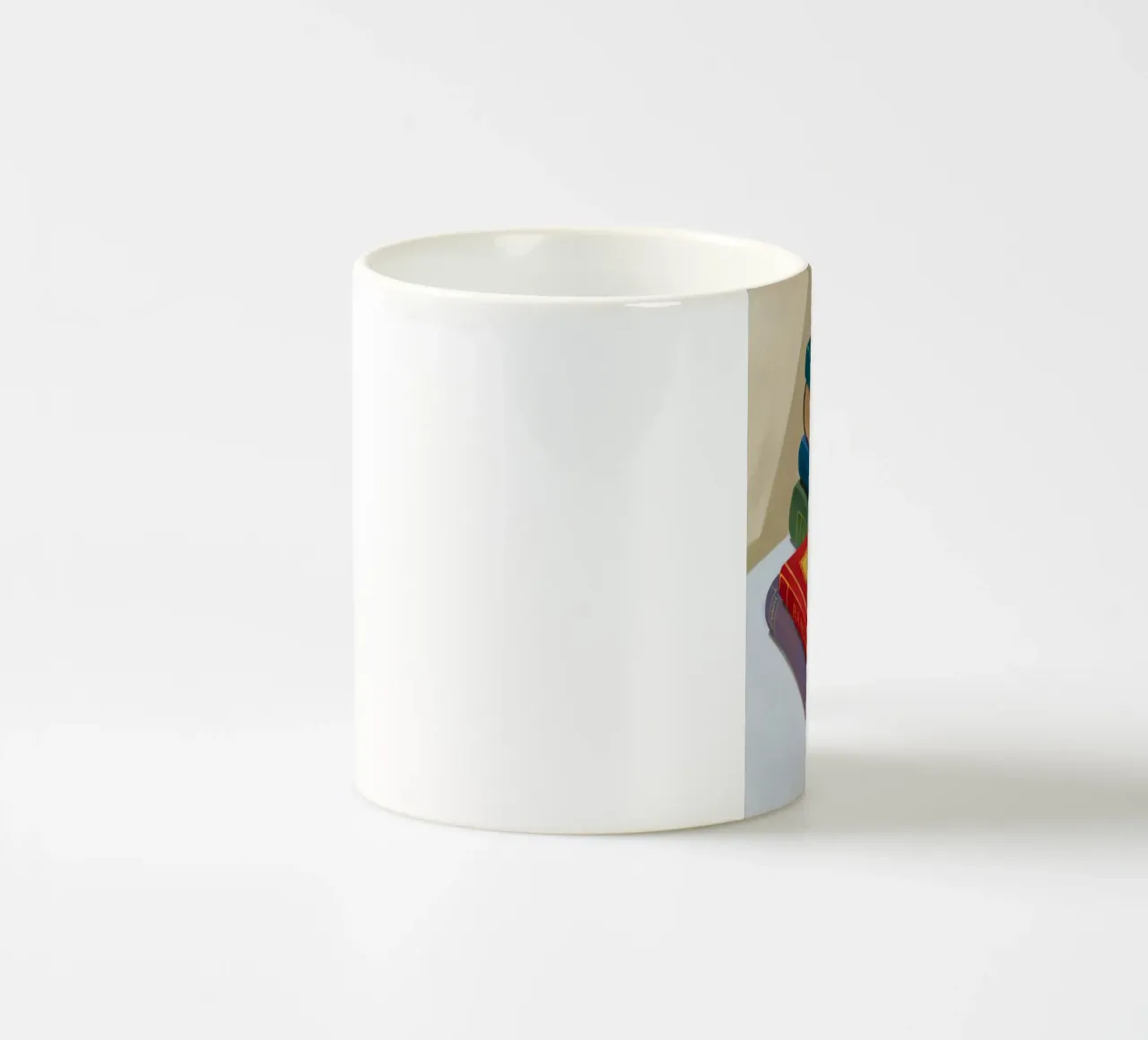 Pila di libri da caffè tazza in ceramica da Pan Denim