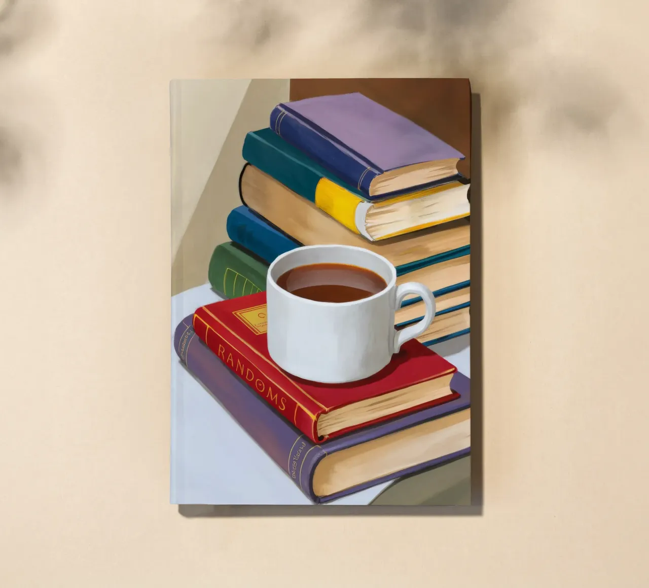 Coffee Book Stack notebook by Pan Denim