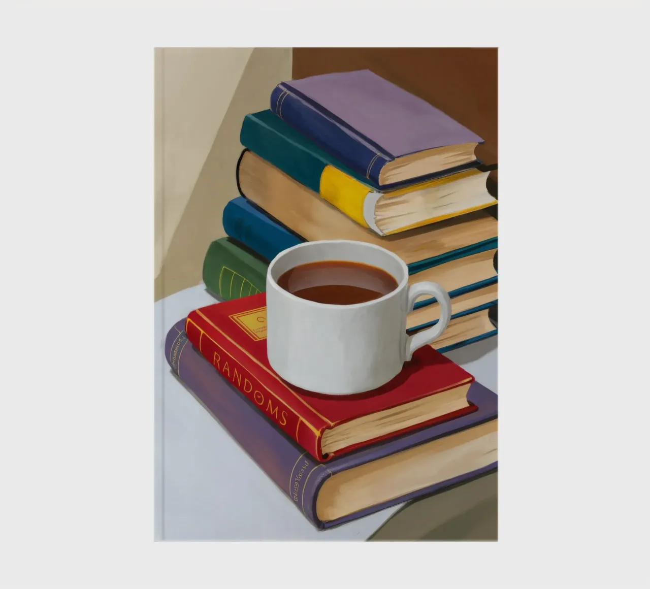 Coffee Book Stack notebook by Pan Denim