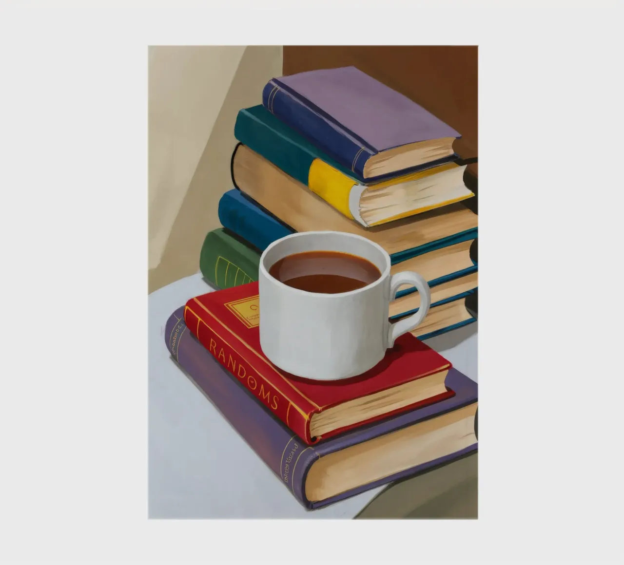 Coffee Book Stack notebook by Pan Denim