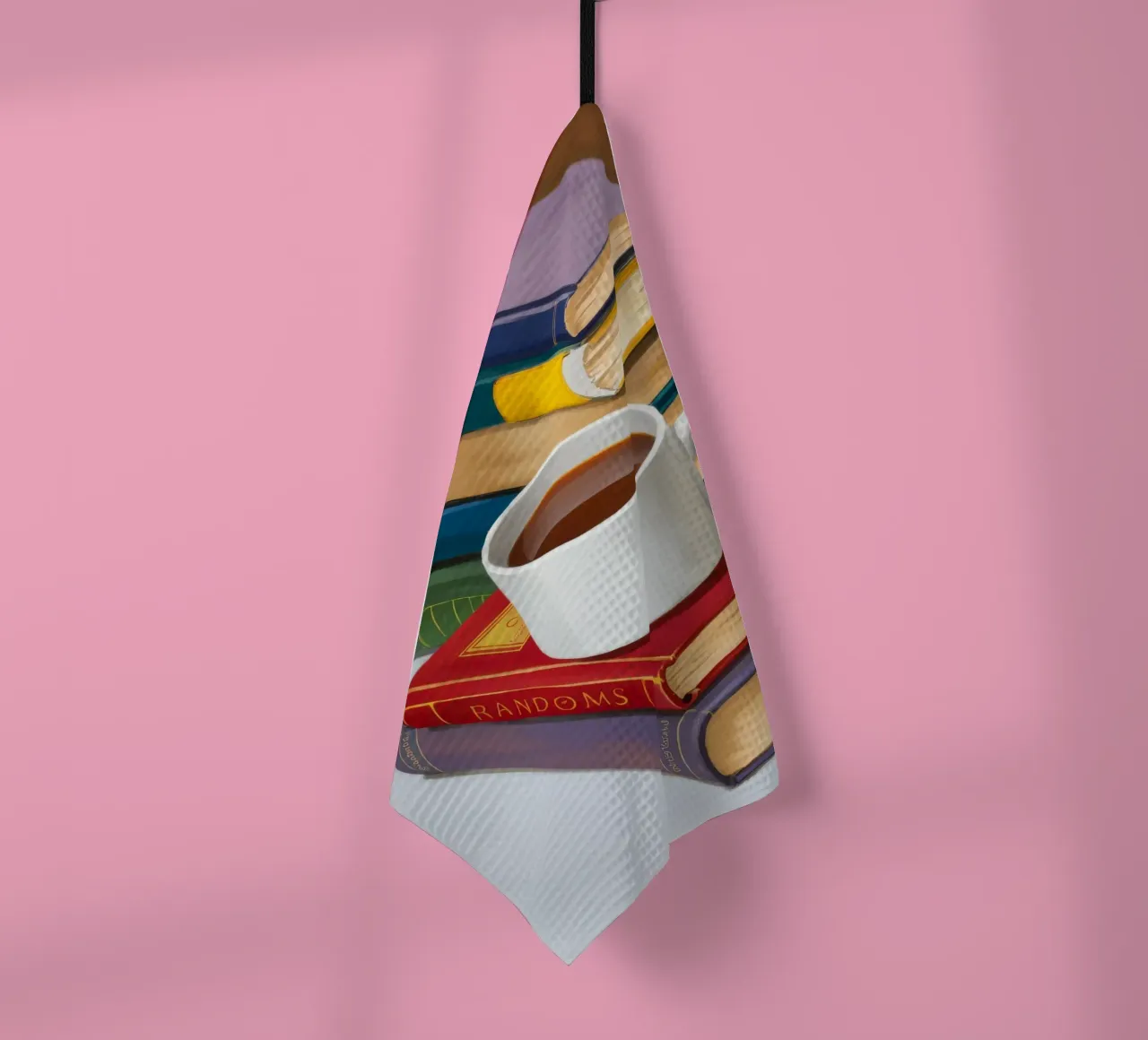 Kaffeebuch-Stapel Geschirrtuch von Pan Denim