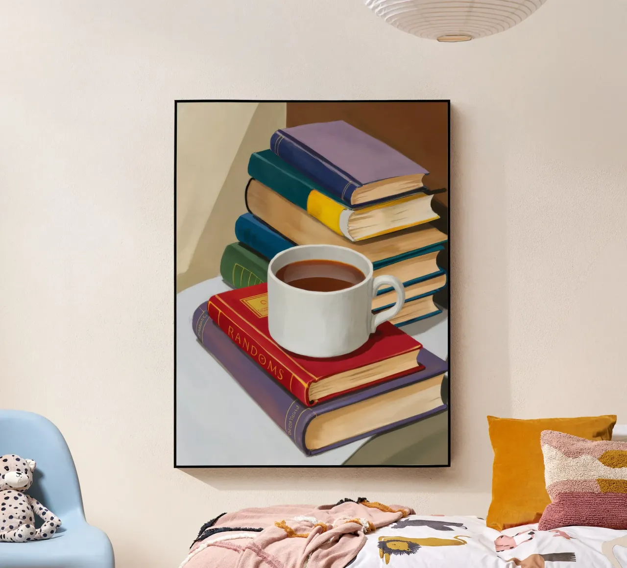 Pila di libri da caffè plexiglass da Pan Denim